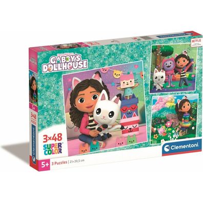 Gabbys Puppenhauspuzzle 3x48tlg