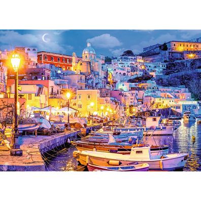 TREFL Puzzle Procida Insel bei Nacht, Italien 1000 Teile