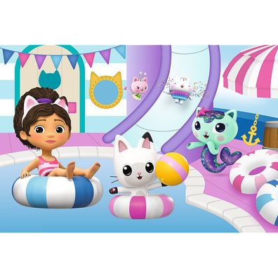 TREFL Gaby' Magic House Puzzle: Gaby im Pool 60 Teile