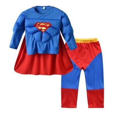 Superheld Cosplay Kostém Kinder Muskelanzug Halloween Outfit