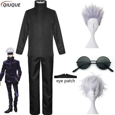 Gojo Satoru Cosplay Kostém Jujutsu Kaisen Set Anime Halloween Outfit