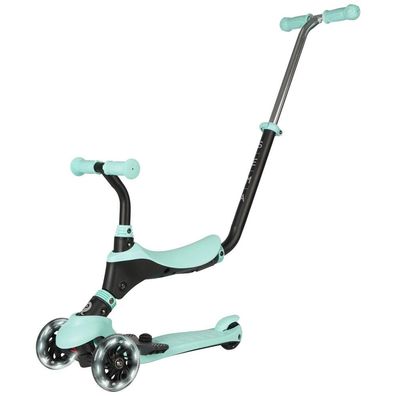 Qplay Sema Pro 3-In-1 Scooter Mit Led-Rädern Mint Farbe Provisional