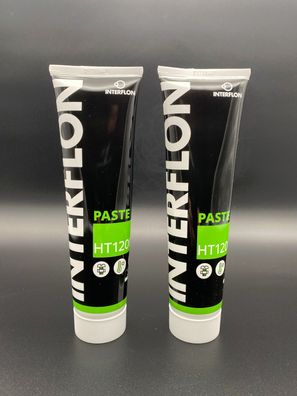 2x Interflon Paste HT1200 Tube 150ml Hochtemperatur Mic Pol Montagepaste
