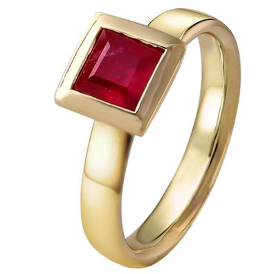 Acalee Schmuck Damenring Gold 333 / 8K mit Rubin 90-1014-07