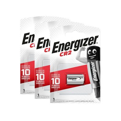3x Energizer CR2 CR15H270 CR17355 Lithium Power Photo Batterie 3V - 800mAh