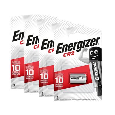 4x Energizer CR2 CR15H270 CR17355 Lithium Power Photo Batterie 3V - 800mAh