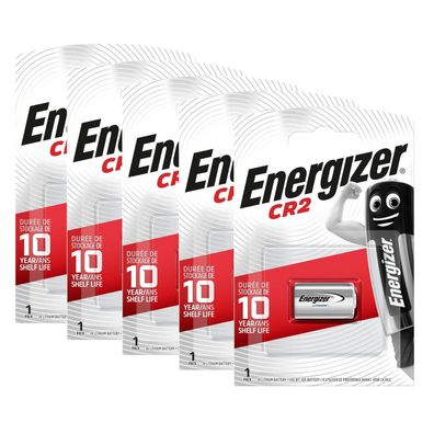 5x Energizer CR2 CR15H270 CR17355 Lithium Power Photo Batterie 3V - 800mAh