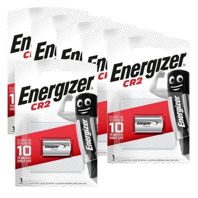 6x Energizer CR2 CR15H270 CR17355 Lithium Power Photo Batterie 3V - 800mAh