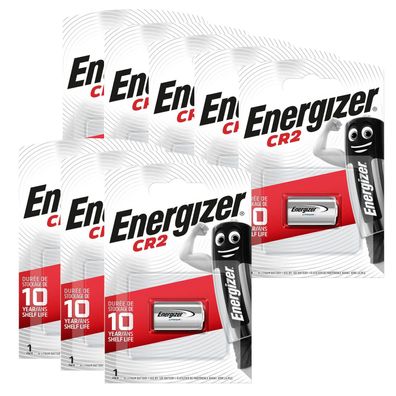 8x Energizer CR2 CR15H270 CR17355 Lithium Power Photo Batterie 3V - 800mAh