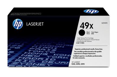 HP 49X - Hohe Ergiebigkeit - Schwarz - original - LaserJet - Tonerpatrone (Q5949X)
