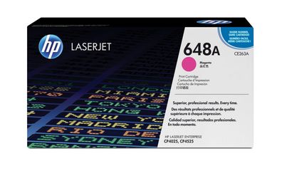 HP 648A - Magenta - original - LaserJet - Tonerpatrone (CE263A)