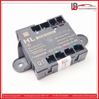 Steuergerät Tür Hinten Li A2189008500 Mercedes E-KLASSE S212 E200 CDI KOMBI