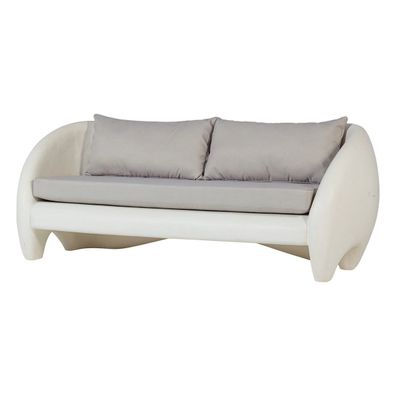 2-Sitzer Gartensofa Viale - Natur, inkl. Kissen (Gr. 222x88x83 cm)