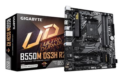 Gigabyte B550M DS3H R2 (B550, M4, ATX, DR4)