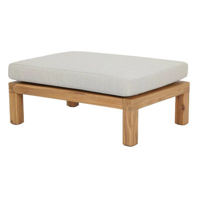 Gartenhocker Relax - Akazienholz Natur, 120 x 60 cm (Gr. 120x60x40 cm)