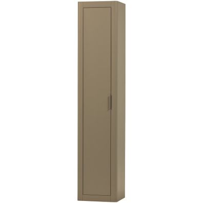 Schrank Gunnar Kiefer FSC-zertifiziert, modernes Design, Braun Mud, schmaler