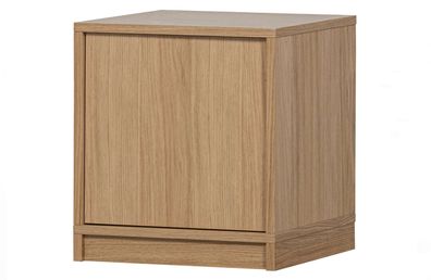 Modulschrank Modulair Eiche lackiert, modern mit Push-to-Open, natur, 44x40 cm,