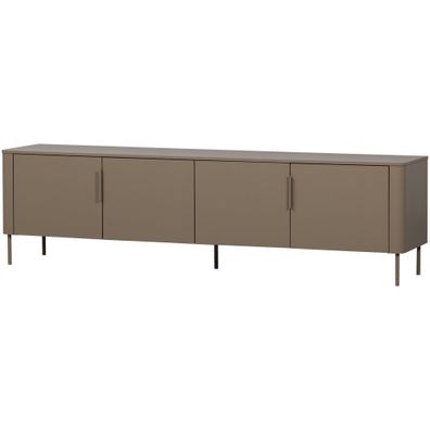 TV-Board Gunnar aus FSC-Kiefer, modern und zeitlos, braun, 200 cm, mit