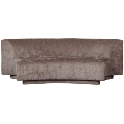 Sofa Popular aus Chenille-Stoff, modernes Design, taupe, bequem gepolstert für