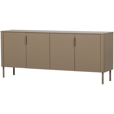 Sideboard Gunnar aus FSC-Kiefer, modern zeitloses Design, braun, 200 x 44 x 85