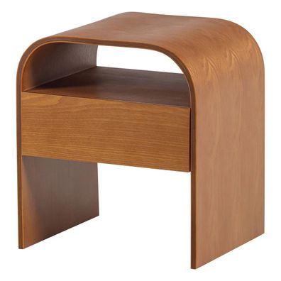 Nachttisch / Beistelltisch Momo - MDF Braun (Gr. 40x34x45 cm)
