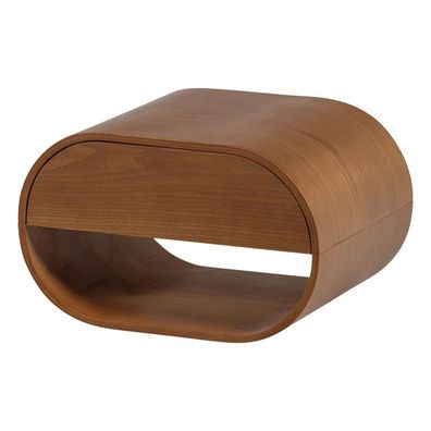 Nachttisch / Wandregal Momo - MDF Braun (Gr. 39x28x23 cm)