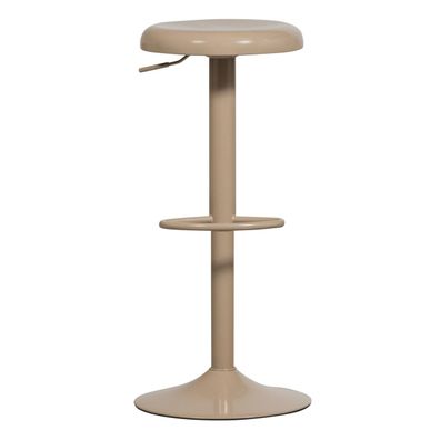 Barhocker Isaac aus Aluminium, höhenverstellbar, modernes Design, Farbe Sand,