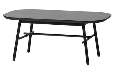 Couchtisch Elegance aus Mangoholz, modern, rechteckig, schwarz, (Gr. 100x60x43 cm)