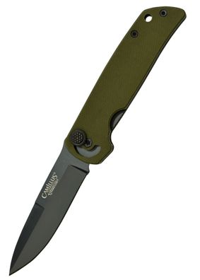 Camillus Einhandtaschenmesser CudaMini, Drop-Point, AUS-8 Stahl, Grün