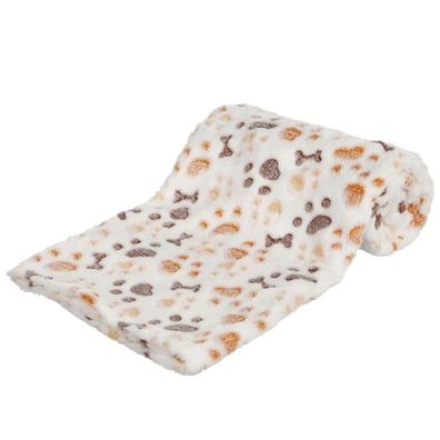 Hundedecke Fleecedecke Lingo Trixie weiß beige 100x75 cm
