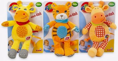 Simba ABC Plüschtier Rassel - Kuschlig Weich 26 cm Groß NEU