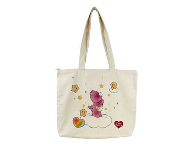 Die Glücksbärchis Shopper Tasche schlicht mit langen Henkeln Alltagstasche