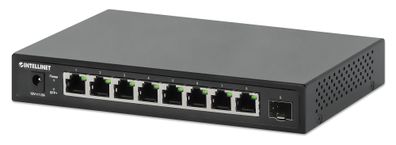 Intellinet Switch - unmanaged - 8 x 10/100/1000/2.5G + 1 x 10 Gigabit SFP+ (Uplink)