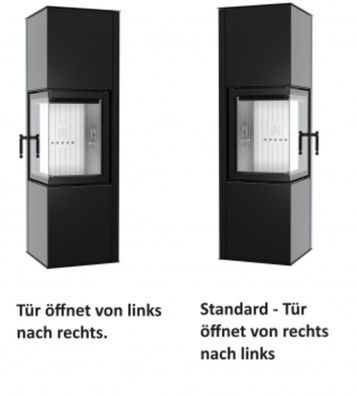 EEK Kaminofen Hitze SIGA – moderner Eckofen mit 6,5 kW und A+ Effizienz
