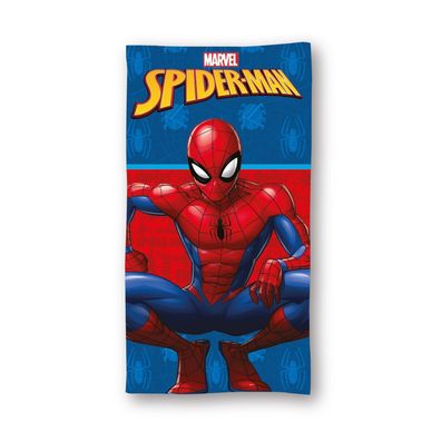 Spiderman Strandtuch Mikrofaser Badetuch Blau 70 × 140 cm Strand Handtuch