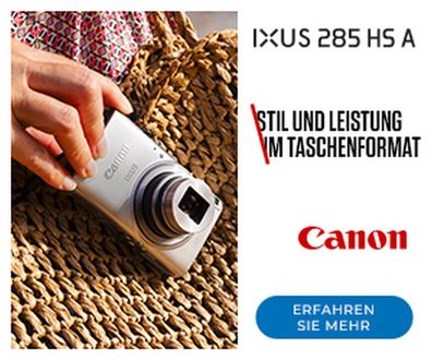 Canon IXUS 285 HS - Digitalkamera - 20,2 MP CMOS - Display: 7,62 cm/2,3" TFT - Silber