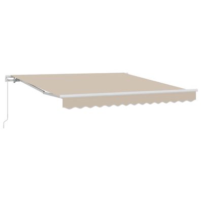 vidaXL Ausziehbare Markise Beige 300 x 250 x 165 cm
