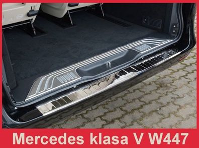 Ladekantenschutz | Edelstahl passend für Mercedes V Class W447 / VITO III / Marco