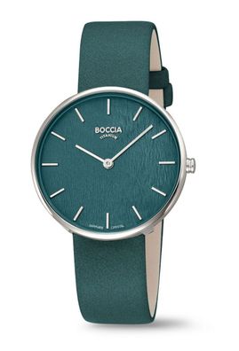 Boccia Damen Titan Uhr blaugrün 3387-02