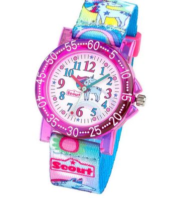 Scout Kinderuhr Einhorn bunt 164000034