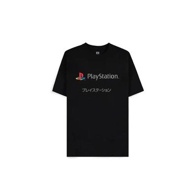 Playstation T-Shirt Japanese Text Short Sleeved TS330776SNY