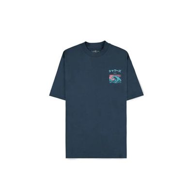 Pokémon T-Shirt Navy Vaporeon Short Sleeved (Loose Fit) TS182525POK