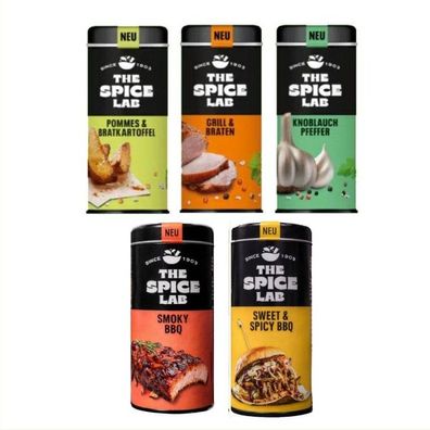 Moguntia The Spice Lab 5er Set Würzmischungen 830g