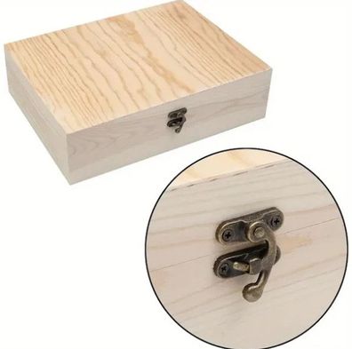Holzkiste S mit Wunschgravur