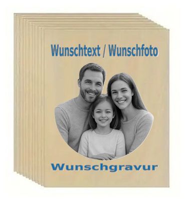 Sperrholz mit Wunschgravur 20x15cm