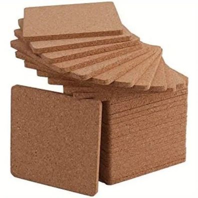 Korkuntersetzer Quadratisch mit Gravur