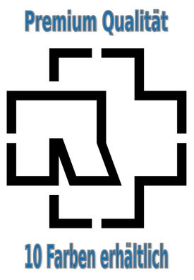 Rammstein Logo Aufkleber Auto Bike Glas Tuning Styling 1