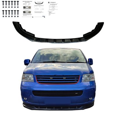 Upgrade Design Frontspoiler / Lippe / Ansatz passend für VW T5 03-09 Hochglanz schw