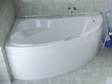 Badewanne Eckwanne Acryl Ada 140x90 Links | Ablauf & Füße GRATIS !