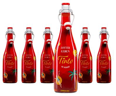 6 x Wines N' Roses Viticultores Lotterleben Tinto de Verano